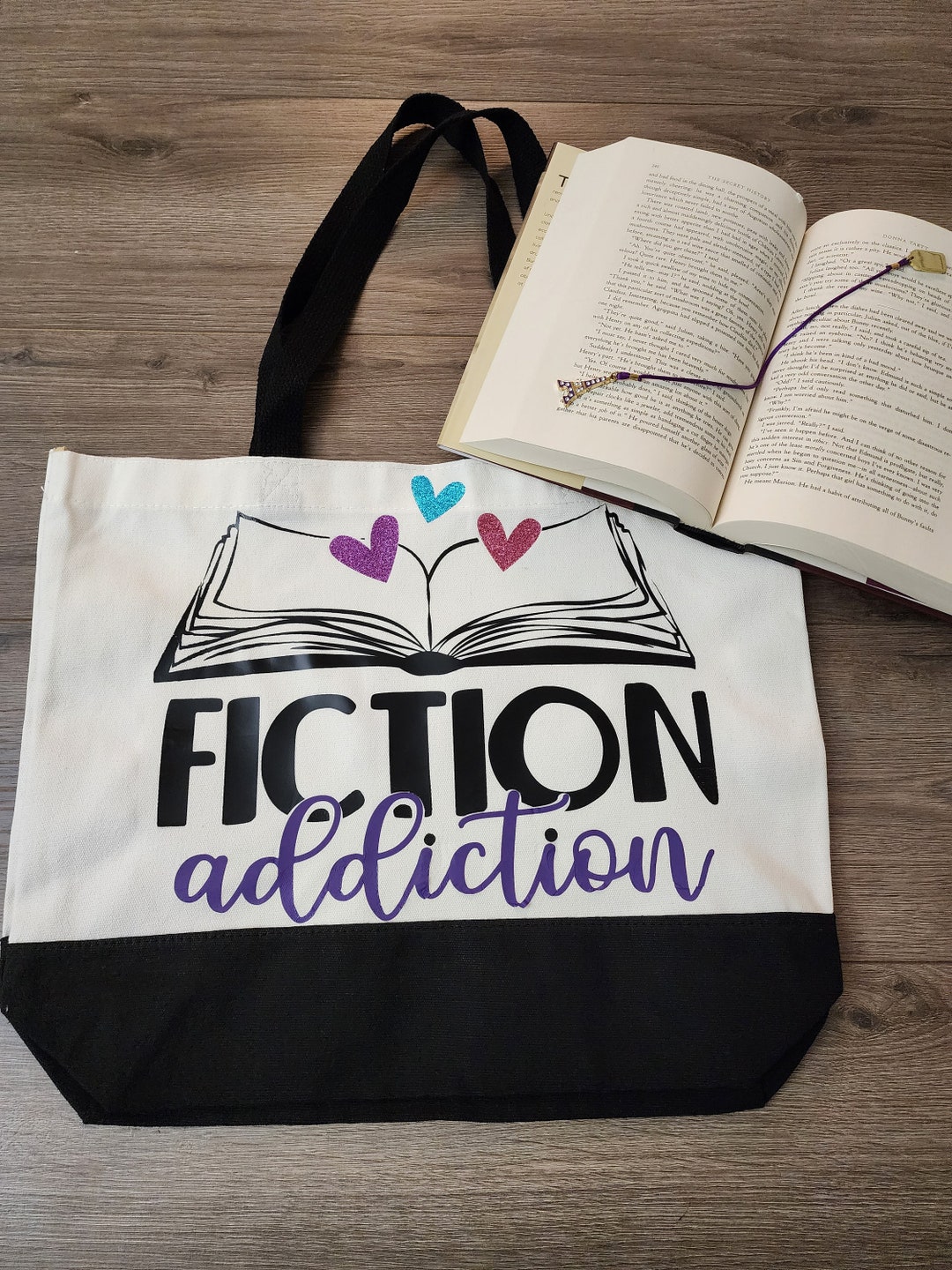 Reader Tote Bag Book Tote Bag College Girl Tote Bag Teen Girl Gift