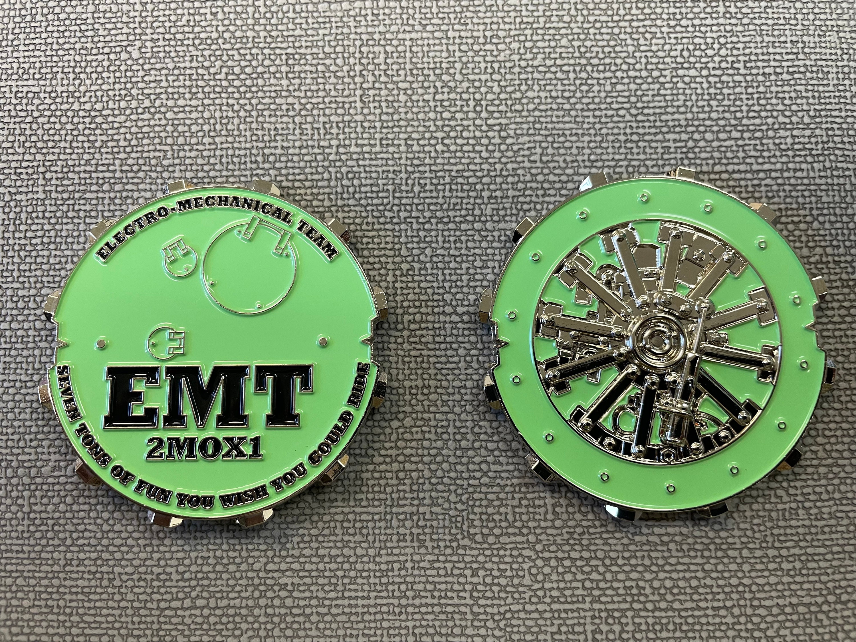 ICBM 2m0x1 EMT Minuteman Missile Challenge Coin - Etsy
