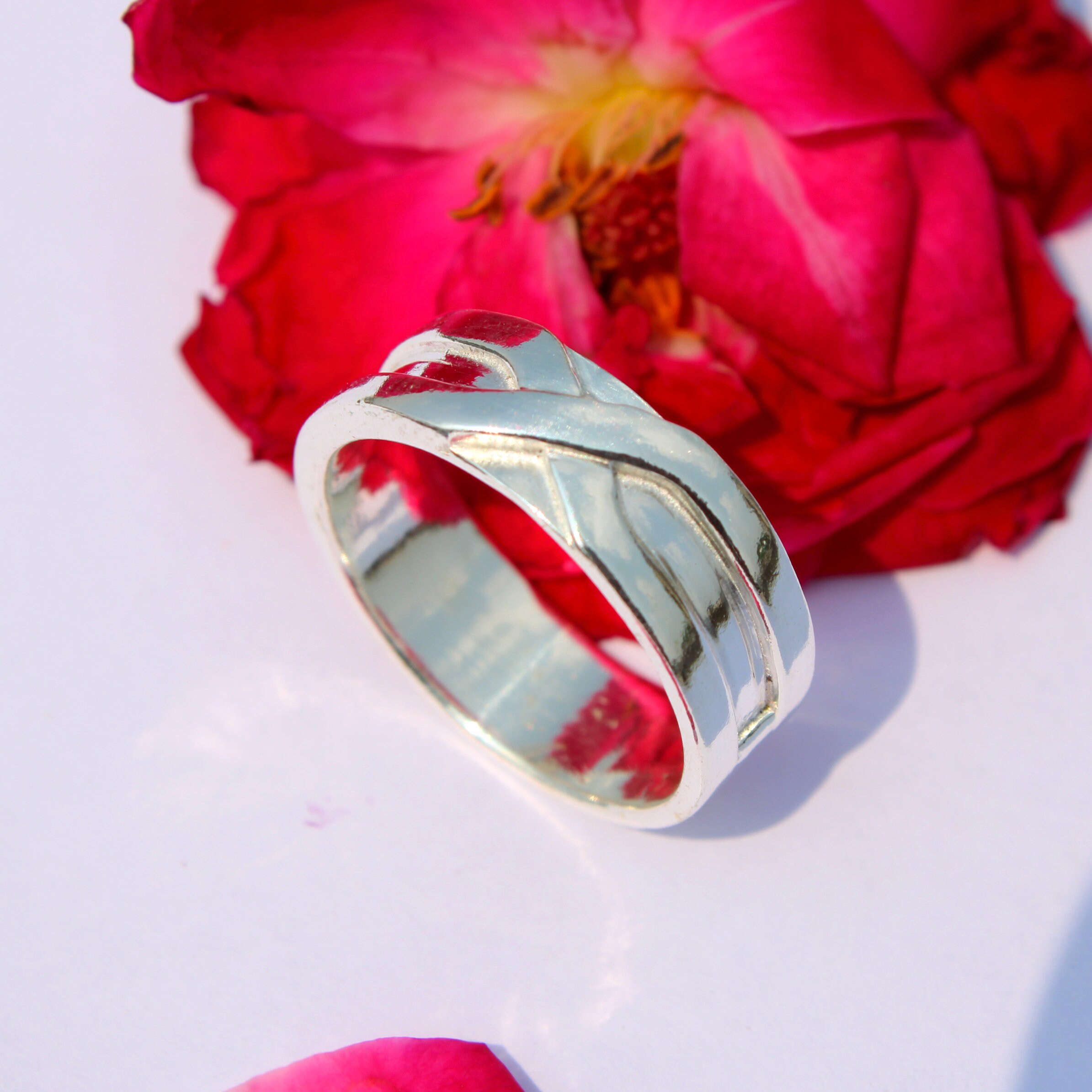 Handmade Sterling Silver Eternal Ring, Anime Inspired Jewelry - Etsy