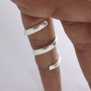 925 Sterling Silver Ring, Arthritis Ring, Splint Knuckle Ring, Thumb Ring, Woman ring ,Silver Ring for Women, Simple Midi Ring