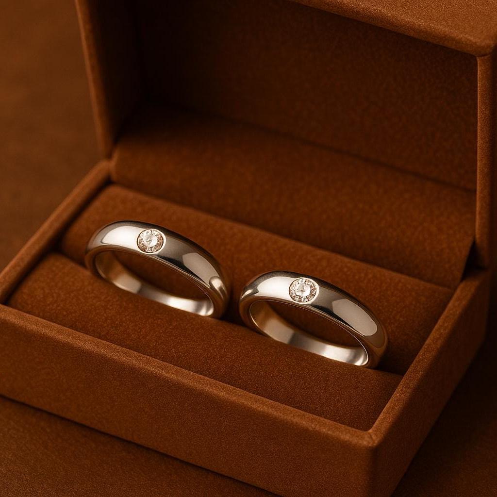 Anime JJK Yuta Ring, Moissanite Diamond 3mm Band Promise Ring