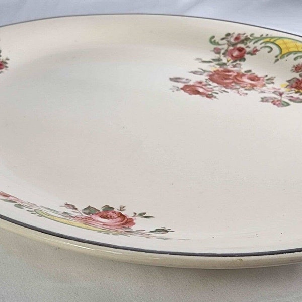 Universal Cambridge Camwood Ivory Plate Etsy