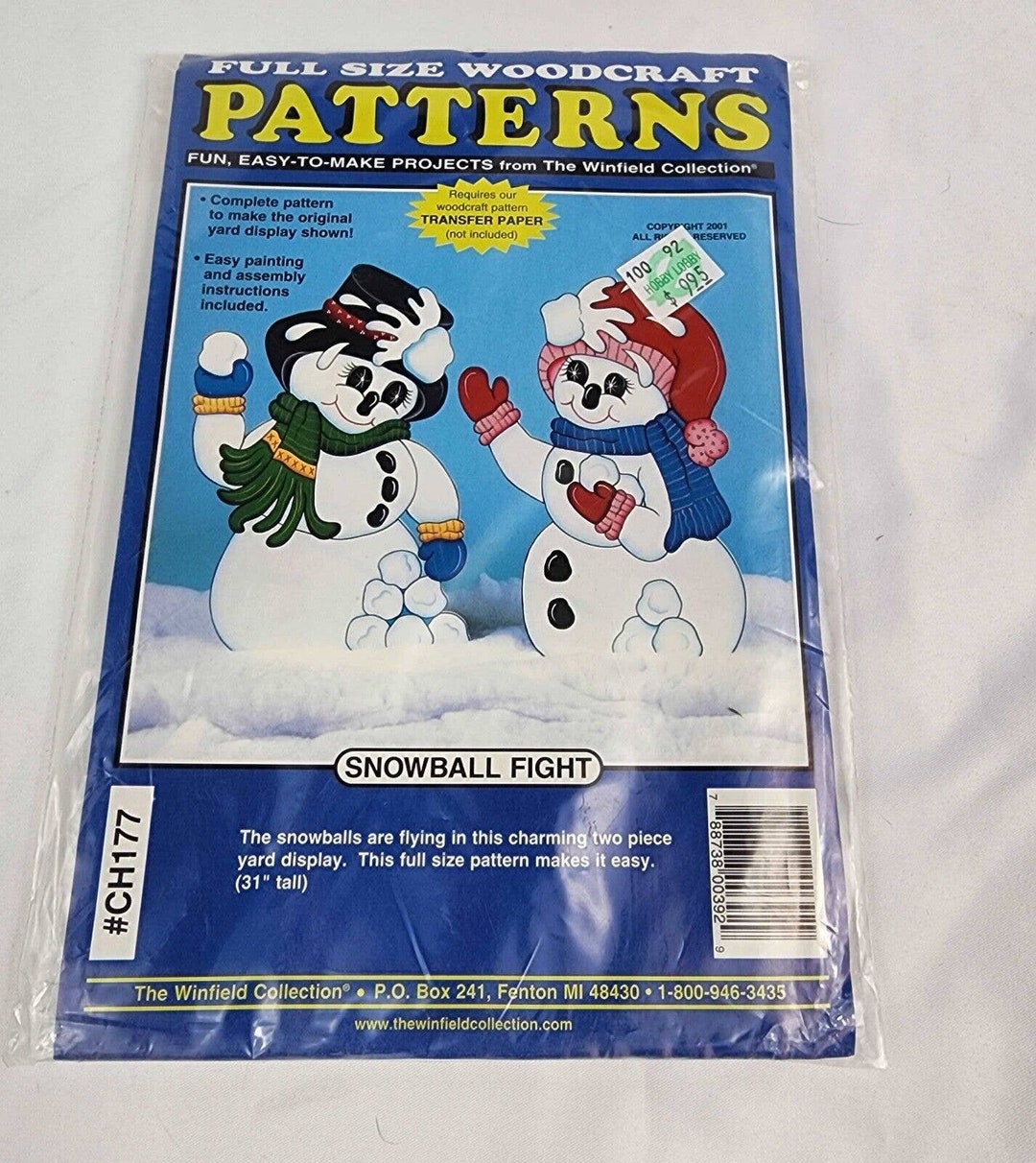 Winfield Collection Woodcraft Patterns Christmas Snowman Etsy