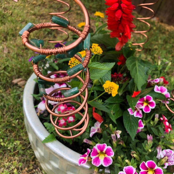 Copper Garden Art Etsy