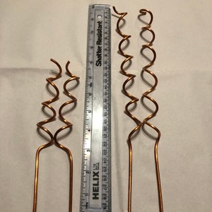 2-pack of electro culture rods ideal for potted plants | copper rods for the garden | electro culture