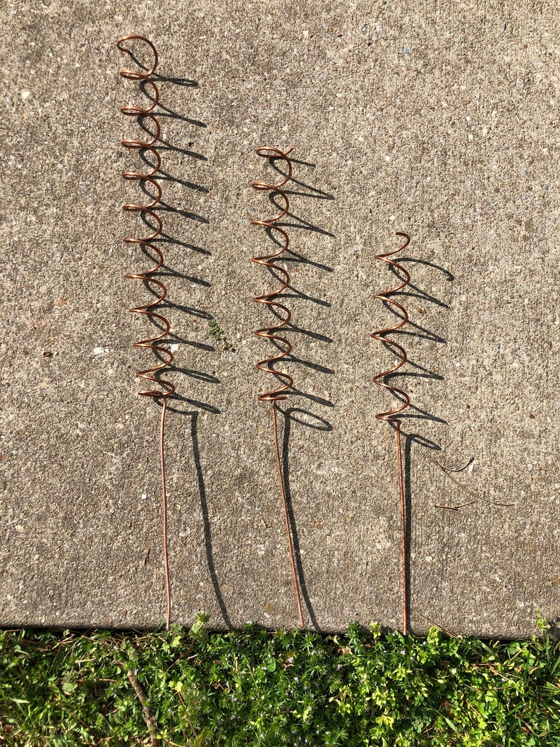 Electro Culture Rod Garden Art Copper Sculpture Etsy