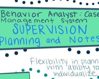 Behavior Analyst Case Management: Direct Instruction and Planning ...