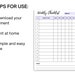 Weekly Checklist, Printable Checklist, Weekly Tasks, To-do List, Goal ...