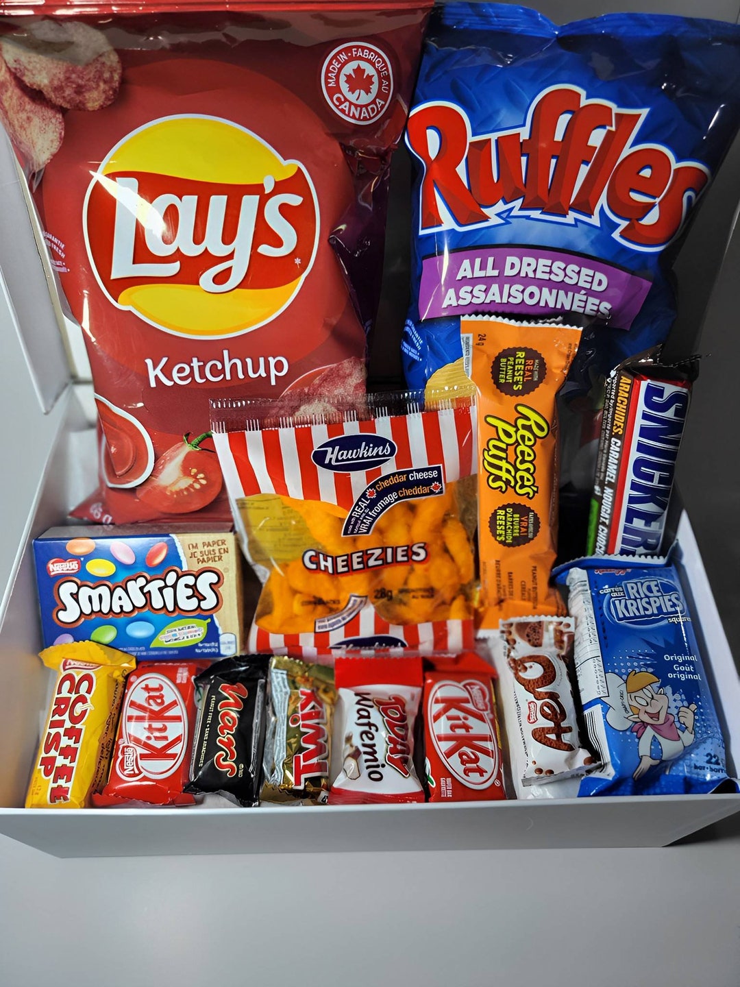Small Canadian Snack Box Easter Gift Valentine's Gift for Etsy