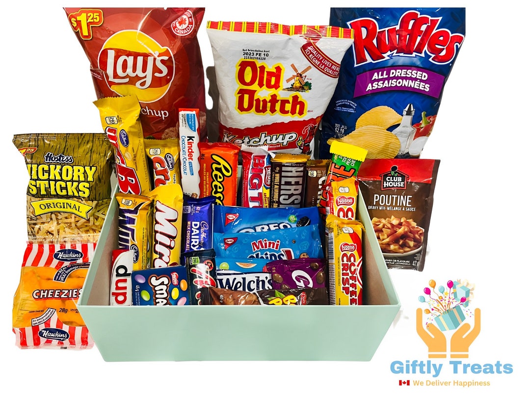 Best Canadian Snack Box Consists of Lays Ketchup All Dressed Etsy