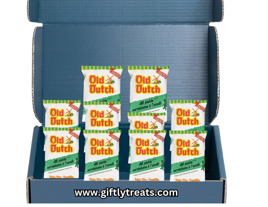 10 Pack of Old Dutch Dill Pickle Chips Delicious Canadian Chips Etsy