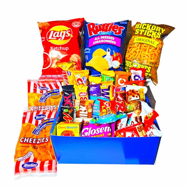 ULTIMATE Kanadische Schokoladenschachtel | Ostergeschenk | |snackbox Personalisierte Geschenkbox, Konfektdose, Cadbury Candy | Kanadische Snacks