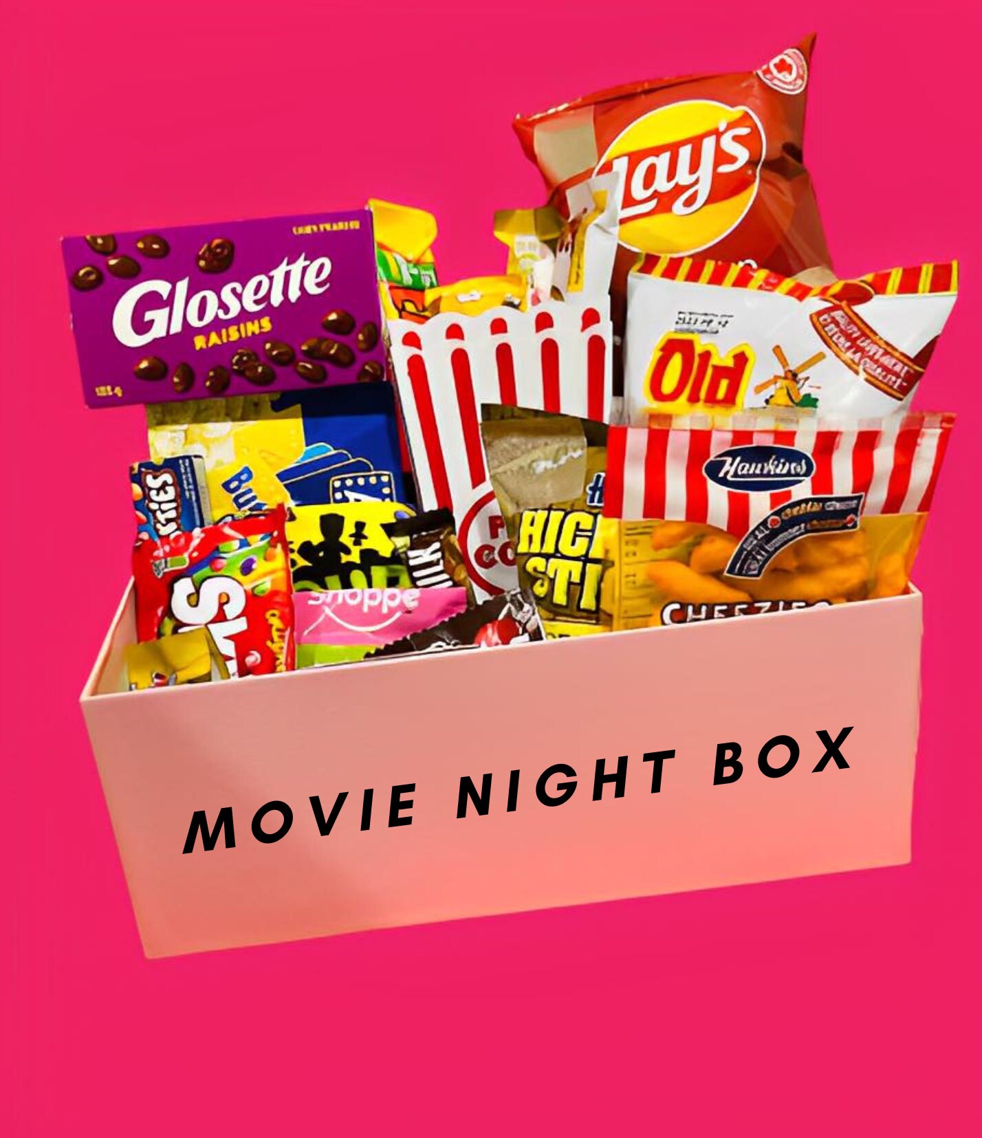 Movie Night Snack Box, Slumber Party Snack Box, Game Night Snack