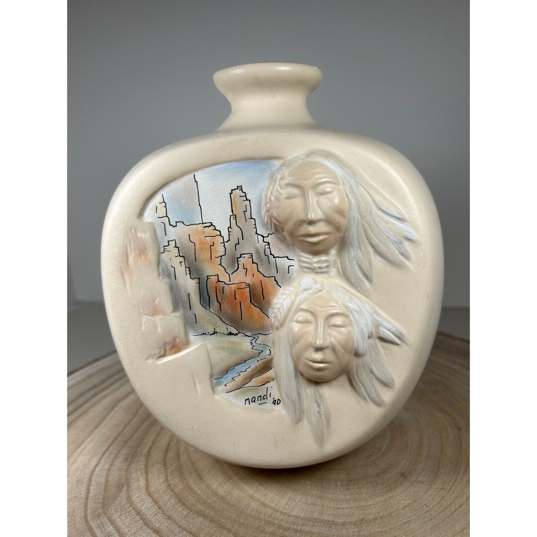 Original Art by Nandi Native American Southwest Pueblo Pottery Etsy