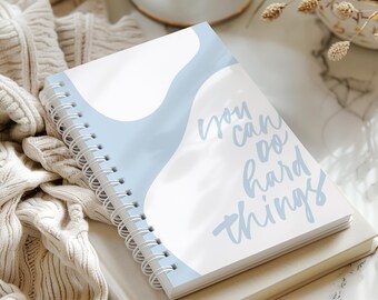 Inspirational Spiral Notebook: Ruled Line Journal, Gift for Writers