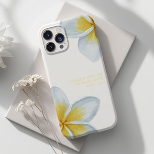 Christian Phone Case, Bible Verse Phone Case, Scripture Smartphone Case, Tough Phone Case, Christian Gift, Bible Verse Case, Floral Case