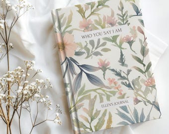 Personalized Gratitude Journal: Floral Christian Devotion, Bible Study