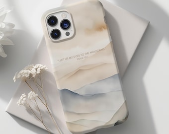 Christian Phone Case: Psalm 121, Bible Verse Scripture Case