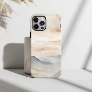 Christian Phone Case: Psalm 121, Bible Verse Scripture Case image 2