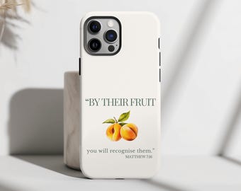 Christelijk stoer telefoonhoesje: bijbeltekst