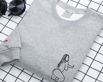Bluza z haftowanym zdjęciem: Pikantny prezent dla dziewczyny
