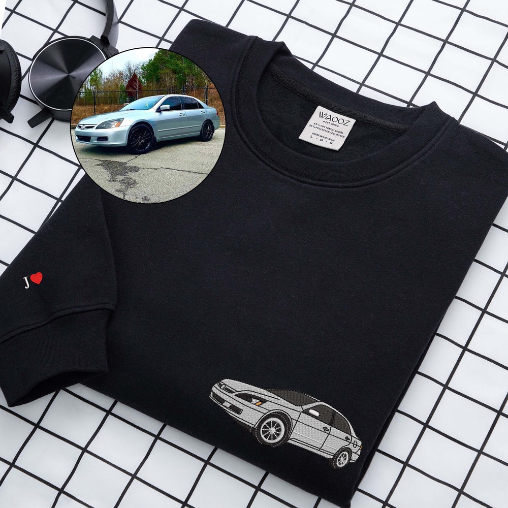 Peckshirt Custom Custom Car Embroidered Sweatshirt Car Lovers Hoodie Car Embroidered Sweatshirt Personalized Race Car Hoodie Cars Lover Couple Jumper Hoodie