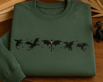 Embroidered Fourth Wing Shirt, Basgiath War College t-shirt, Violet Sorrengail, Bookish Shirt, Xaden Riorson, Gifts For Readers