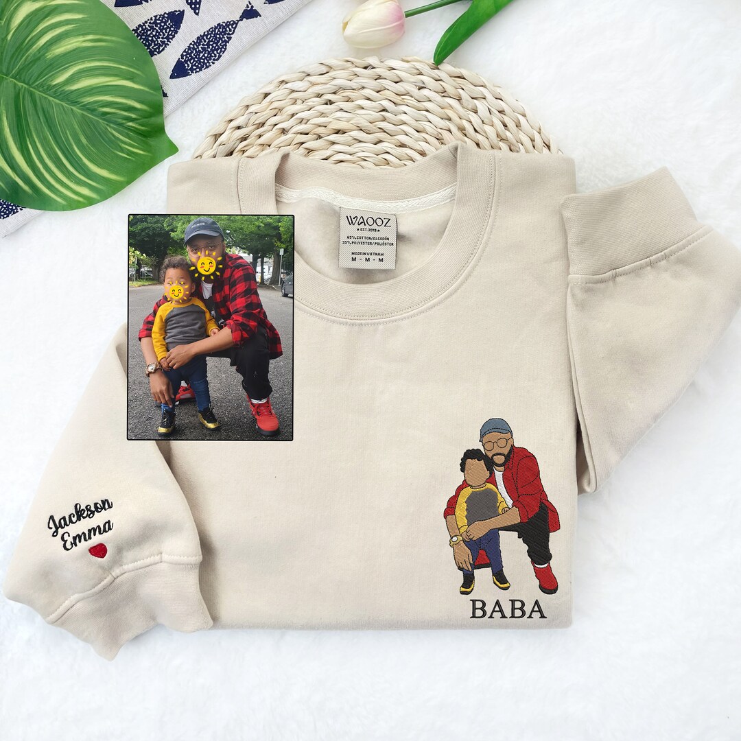 Embroidered DAD Sweatshirt main image 1