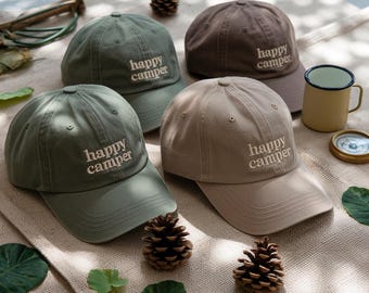 Embroidered Camp Bachelorette Hat | Personalized Cotton Bridal Party Hats