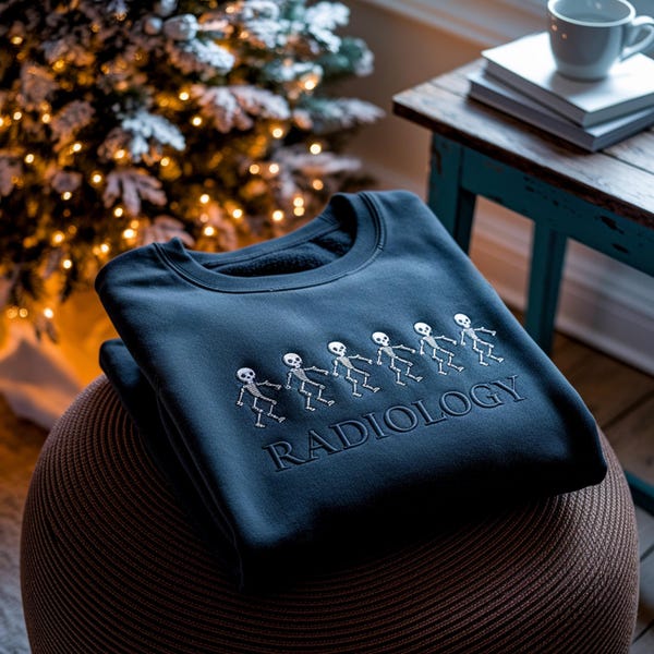 Embroidered Radiology Technologist Sweatshirt Rad Tech Xray Tech Crewneck Gift Rad Technologist Radiology Aesthetic Trendy Sweater