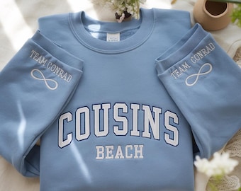 Cousins Beach Embroidered Sweatshirt, Summer I Turned Pretty, Team Conrad