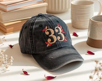 Embroidered Clair Obscur Expedition 33 Hat, Expedition 33 Cap, Clair Obscur Expedition 33 Hat, Game Hat, Father's day gift, 4th of July gift