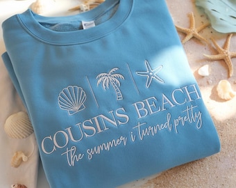 Cousins Beach Embroidered Sweatshirt, Team Conrad, The Summer I Turned Pretty, cousins beach sweatshirt, team Jeremiah, Connie Baby Shirt