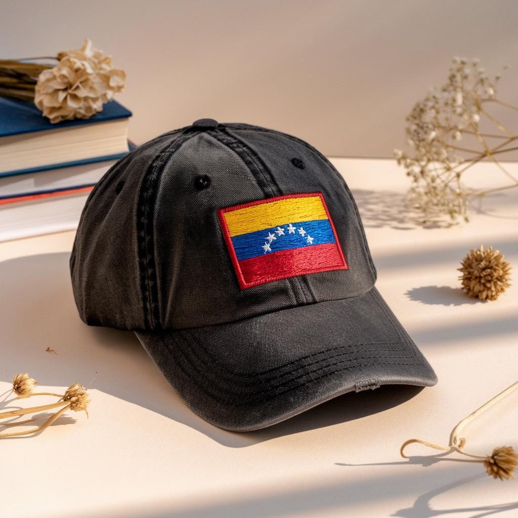 Presock Casquette de baseball unisexe Venezuela Map Flag-1 adulte
