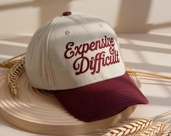 Embroidered Two-Tone Trucker Hat, Sarcastic Wife Cap, Funny Women Hat