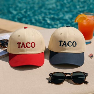 Embroidered Taco Hat – Trump Always Chickens Out Embroidered Cap