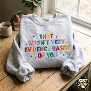 Embroidered Sweatshirt, Nurse Appreciation, Funny Nursing Shirt, Cotton Blend