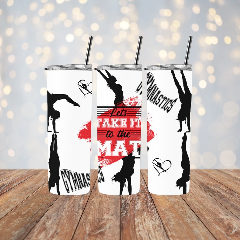 Gymnastics Tumbler PNG for Sublimation Etsy