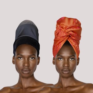 HEADWRAP VOLUMIZER CAP Adjustable | Perfect for Natural Hair, Protective Styling, and Easy Headwrap Looks
