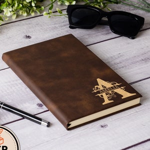 Personalized Engraved Leather Journal For Men and Women, Personalized Prayer Journal, Custom Leather Notebook, Travel Journal For Her