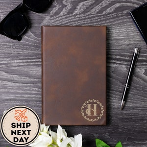 Diario de cuero personalizado para hombres y mujeres, diario de oración personalizado, cuaderno de cuero personalizado, diario de viaje imagen 5