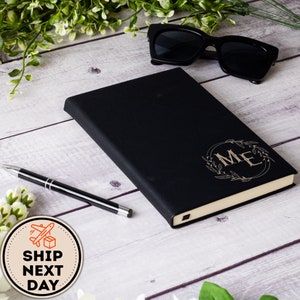 Diario de cuero personalizado para hombres y mujeres, diario de oración personalizado, cuaderno de cuero personalizado, diario de viaje imagen 1