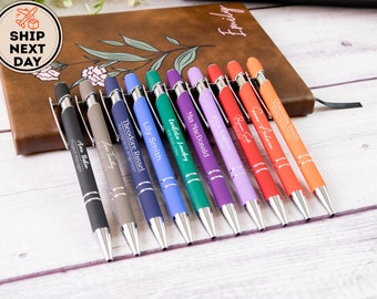 Personalisierter Kugelschreiber mit Gravur, individueller Stift für Papa, individuelles Stiftgeschenk für ihn, Abschlussstift, Geschenk zum Vatertag, Geschenk für ihn