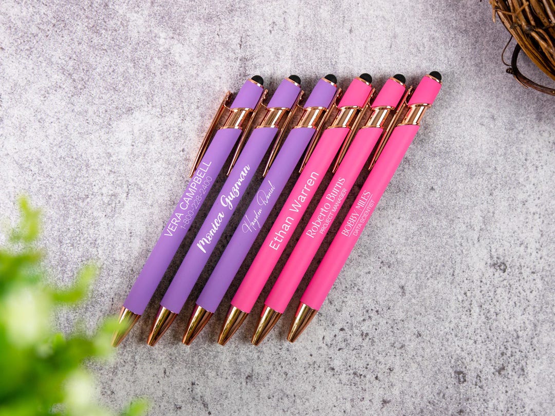 Personalized Engraved Ballpoint Pen – Custom Laser Engraved Name Pen ...