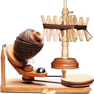 Heavy Duty Large Wooden Yarn Winder Hand Operated Overall Best Winder