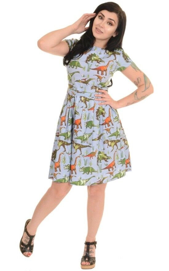 Party Dinos Vintage Dress - XS only