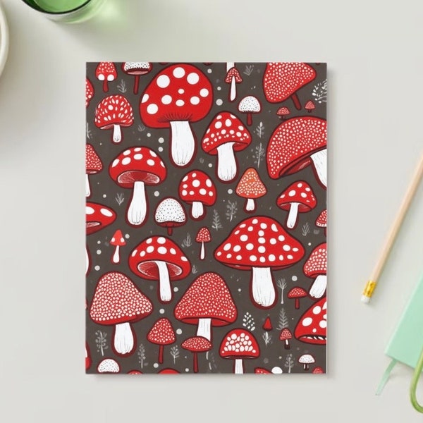 mushroom digital download, mushroom PNG, digital cardstock paper, sublimation & screen print digital print popular on Etsy