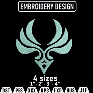 Video Game - Embroidery Design, Machine Embroidery Design file, Pes, Dst, Jef, Vp3, Hus, Instant Download