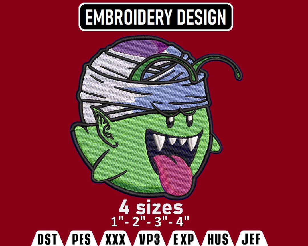 Game Embroidery Designs, Video Game Inspired Embroidery Designs