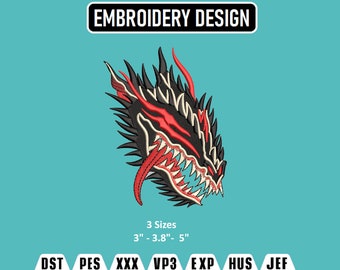 Berserk Dog Embroidery Design, Anime Machine Embroidery File (Instant Download)